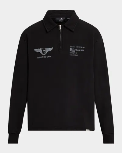 REPRESENT MEN'S TEAM REP QUARTER-ZIP SWEATSHIRT
