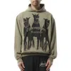 Represent Thorough Sweatshirt In Khaki