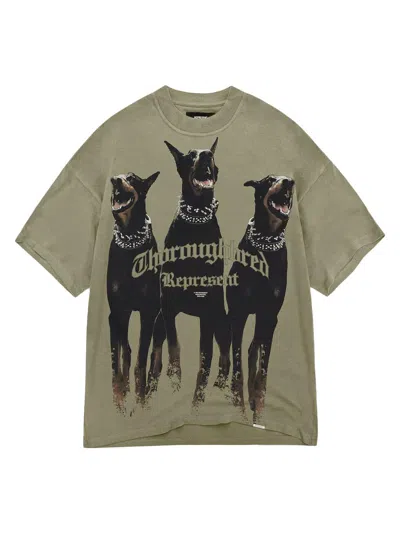 REPRESENT MEN'S THOROUGHBRED LOGO T-SHIRT