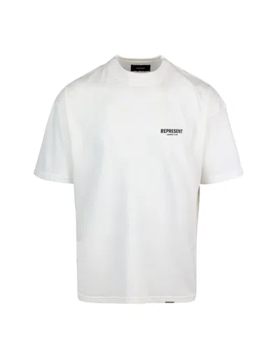 Represent Men's T-shirt - Classic Fit In Flat White