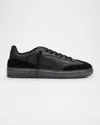 Represent Virtus Panelled Leather Sneakers In Black