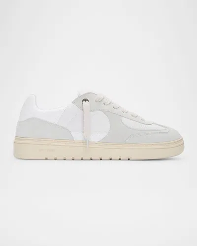 Represent Men's Virtus Nylon And Suede Low-top Sneakers In White