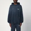 Represent Relaxed Fit Hoodie With Graphic Back And Subtle Logo In Blue