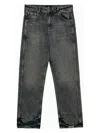Represent R2 Embroidered Washed Jeans In Black