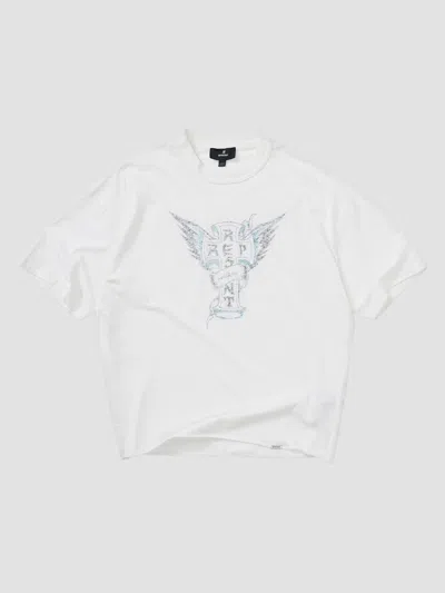 Represent Men's Westside Cotton-blend Crewneck T-shirt In Flat White