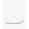 Represent Apex Leather And Suede Sneakers In White