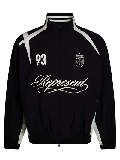 Represent Men's Woven Track Star Jacket In Transparent