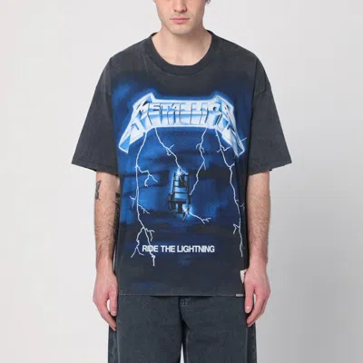 Represent Metallica Justice Ss T-shirt In Grey