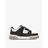 Represent Studio Leather Sneakers In Blk/white