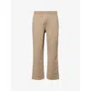 Represent Mens Initial Logo-print Cotton Jogging Bottoms Dune In Neutral