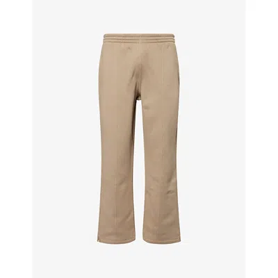 Represent Mens Initial Logo-print Cotton Jogging Bottoms Dune In Neutral