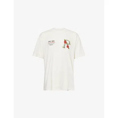 Represent Mens  X Guns N' Roses Exclusive Tour Print Cotton-jersey T-shirt Flat White