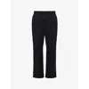Represent Mens Black Initial Two-slip-pockets Straight-leg Relaxed-fit Cotton-jersey Jogging Bottoms Xxl In Black