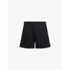 Represent Mens Mesh Relaxed-fit Woven Shorts Jet Black Xl In Jet Black