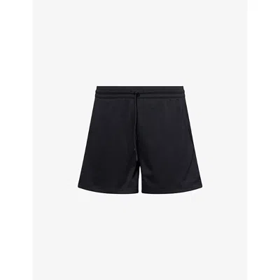 Represent Mens Mesh Relaxed-fit Woven Shorts Jet Black Xl