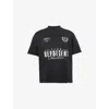 Represent World Championship Printed Cotton T-shirt In Jet Black