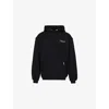 Represent Black Hoodie With Logo Lettering Detail On The Front And Maxi Logo Print On The Rear In Cotton Man In Black