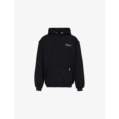 REPRESENT MENS REPRESENT OWNERS CLUB SCRIPT KANGAROO-POCKET RELAXED-FIT COTTON-JERSEY HOODY