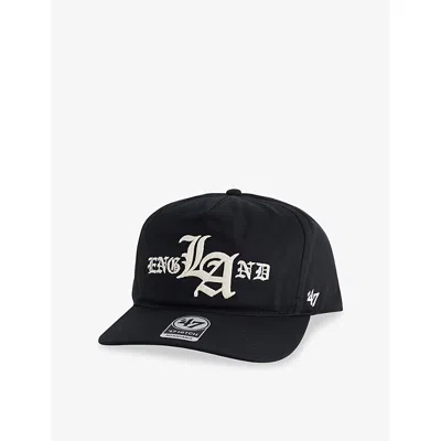 Represent Mens  La England Cotton Baseball Cap In Jet Black