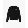 Represent Mens Black Owners' Club Graphic-print Relaxed-fit Cotton-jersey Sweatshirt Xs In Black