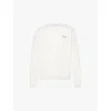 Represent Mens Flat White Owners' Club Graphic-print Relaxed-fit Cotton-jersey Sweatshirt In Flat White