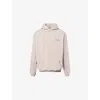 Represent Mens Dusty Mauve Owners Club Logo-print Cotton Hoody In Gray