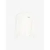 Represent Mens Owners Club Relaxed-fit Cotton Top Flat White Xl