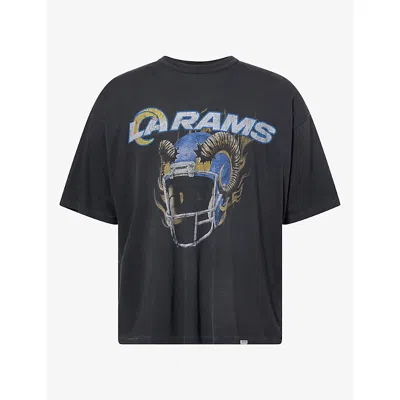 Represent Mens  X Nfl Los Angeles Rams Jersey T-shirt In Black