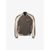 Represent Mens  Varsity Raglan-sleeves Relaxed-fit Wool-blend Jacket In Stone