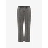 Represent Mens Initial Logo-print Cotton Jogging Bottoms Vintage Grey Xs In Gray