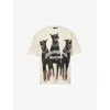 Represent Sand Cotton Thoroughbred T-shirt In Neutral