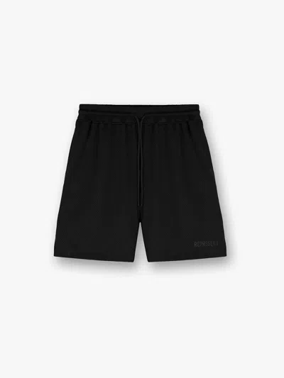 Represent Mesh Bermuda Shorts In Black