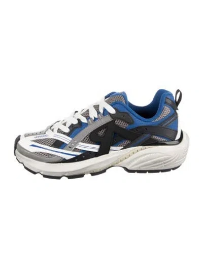 Pre-owned Represent Mesh Colorblock Pattern Sneakers W/ Tags In Multi
