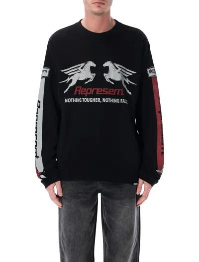 REPRESENT REPRESENT MESH PEGASUS LONG SLEEVE T-SHIRT