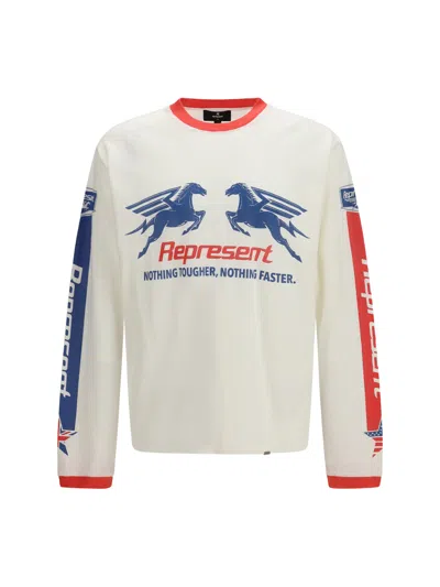 REPRESENT MESH PEGASUS LONG SLEEVE T-SHIRT