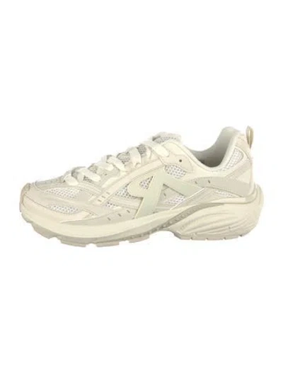 Pre-owned Represent Mesh Printed Athletic Sneakers W/ Tags In Neutral