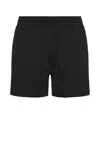 Represent Mens Mesh Relaxed-fit Woven Shorts Jet Black Xl