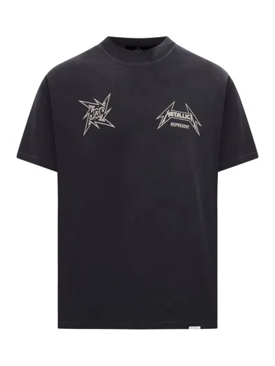 Represent X Metallica 40 Year Anniversary T-shirt In Black