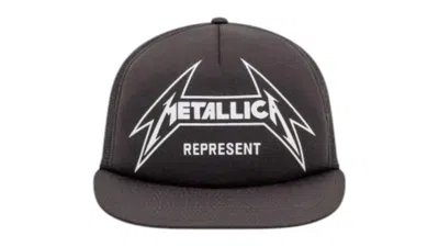 Pre-owned Represent Metallica Cap In Black