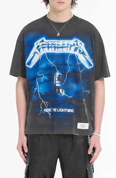 REPRESENT REPRESENT METALLICA GARAGE INC. LONG SLEEVE COTTON GRAPHIC HOODIE