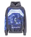 Represent Cotton Print With Maxi Metallica Print In Grey
