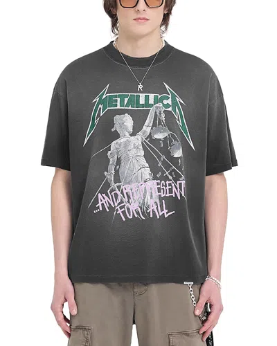 Represent Men's Metallica Justice Graphic T-shirt In Black