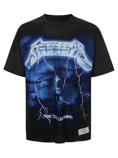 Represent Metallica Justice Ss T-shirt In Grey