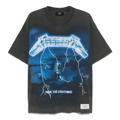 Represent Metallica Ride The Lightning Tee In Black