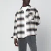 Represent Flannel Shirt With All-over Initials In White