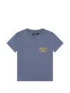 Represent Mini Logo-print Cotton T-shirt In Blue