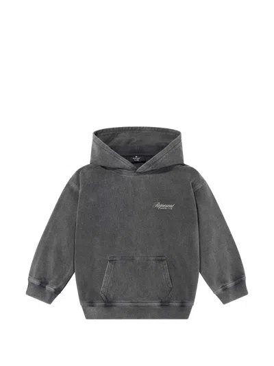 Represent Mini Kids' Owners' Club Logo-print Hoodie In Gray