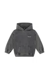 Represent Mini Owners Club Script Washed-effect Hoodie In Multi