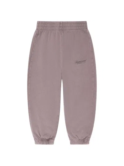 Represent Mini Kids' Owners' Club Track Pants In Brown