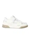 Represent Studio Leather Gradient Sole Sneakers In White